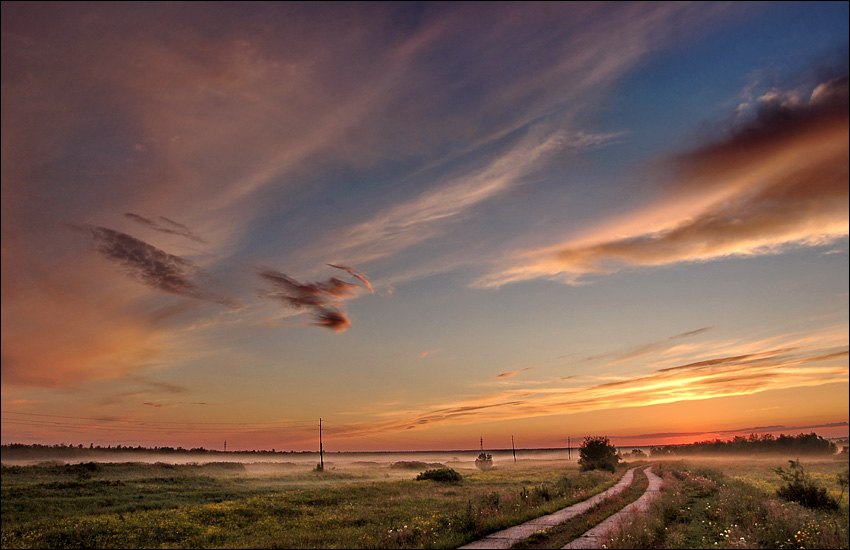 Road to dawn | Landscape photos